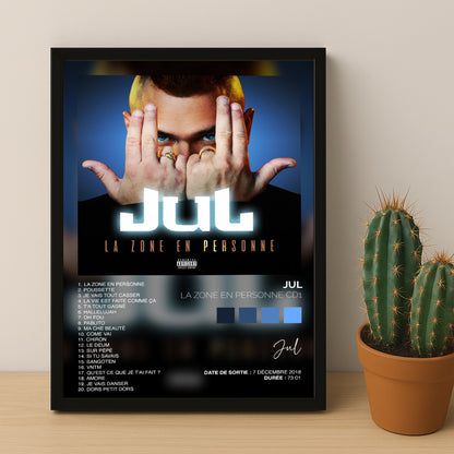 Poster Jul - Album La zone en personne