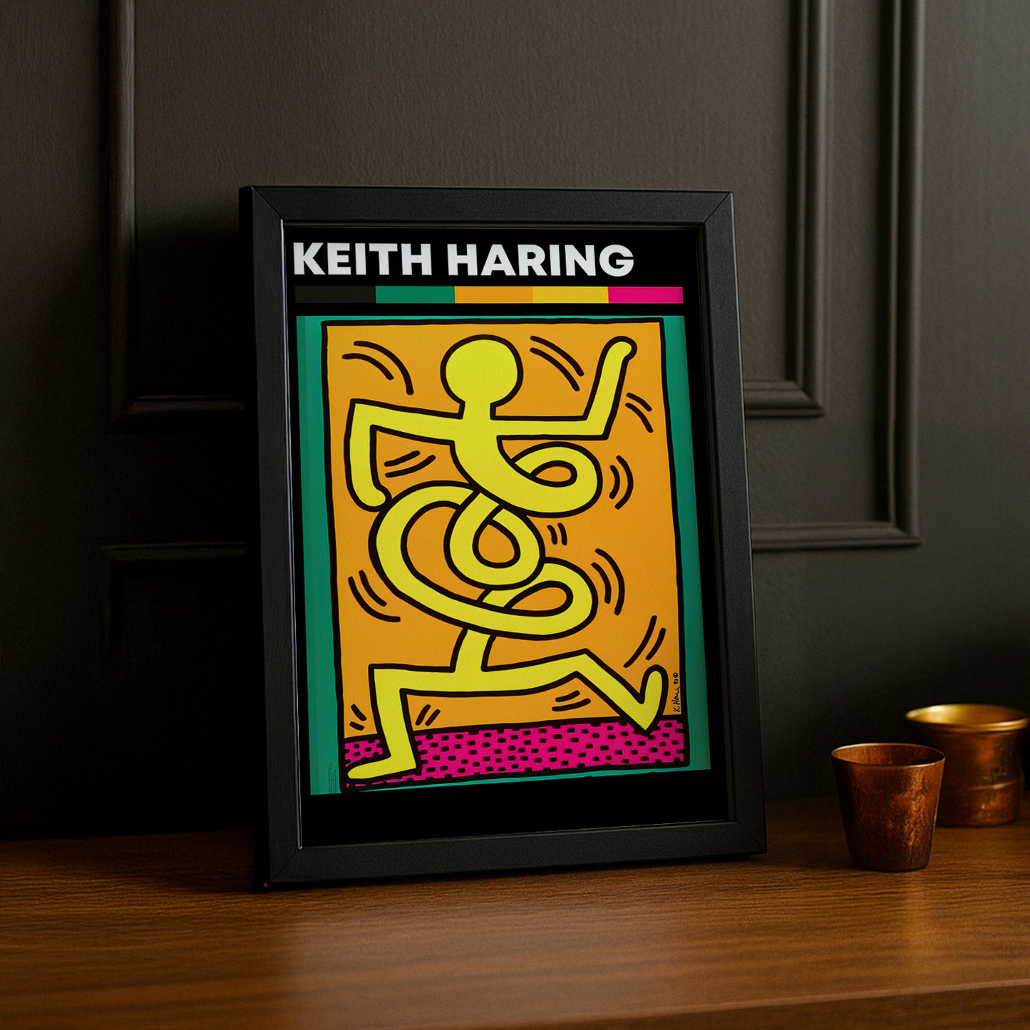 Cadre photo Keith Haring
