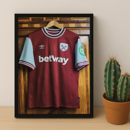 Cadre photo - Maillot West Ham 25-26