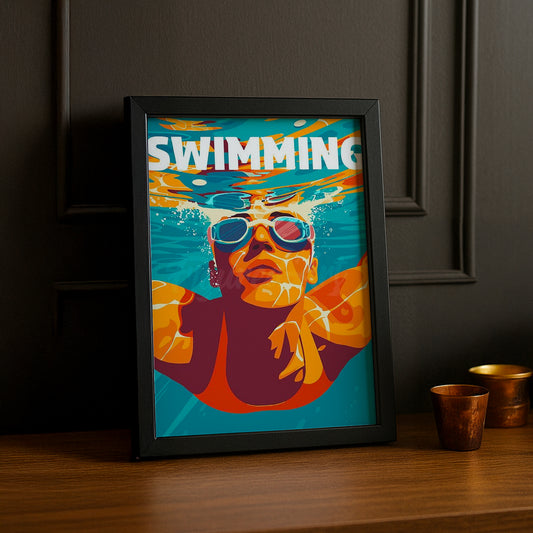 Cadre Photo Natation - Swimming