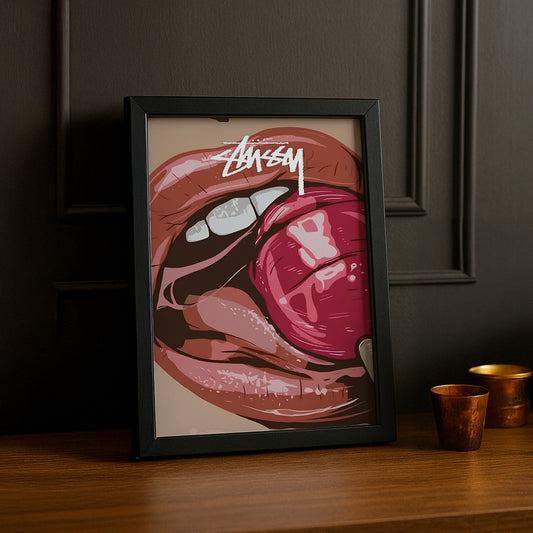 Cadre photo Stussy - Lollipop Lips