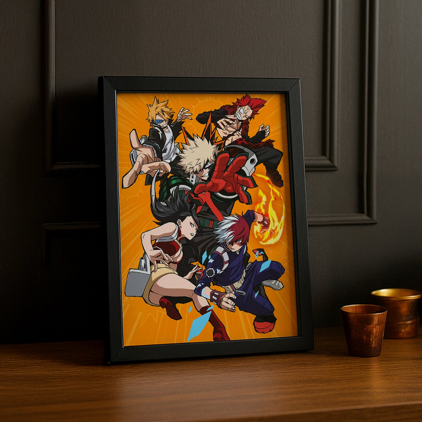 Cadre Photo My Hero Academia - Red Team
