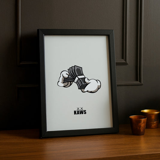 Poster Kaws dollars