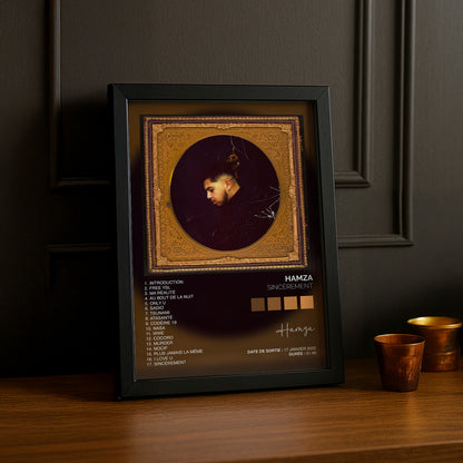 Cadre photo Album - Sincèrement de Hamza