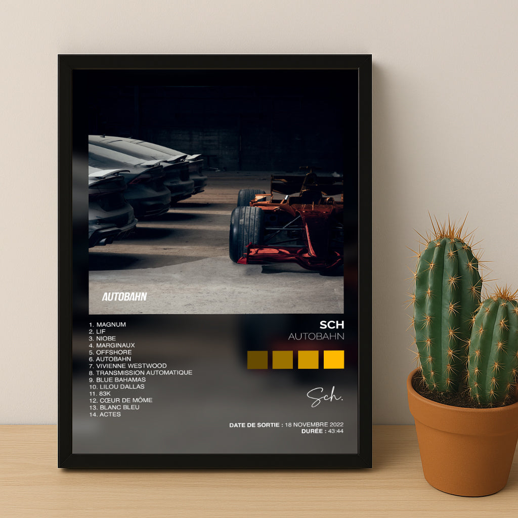 Poster SCH - Album Autobahn