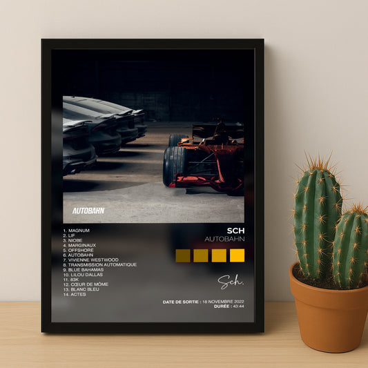 Poster SCH - Album Autobahn