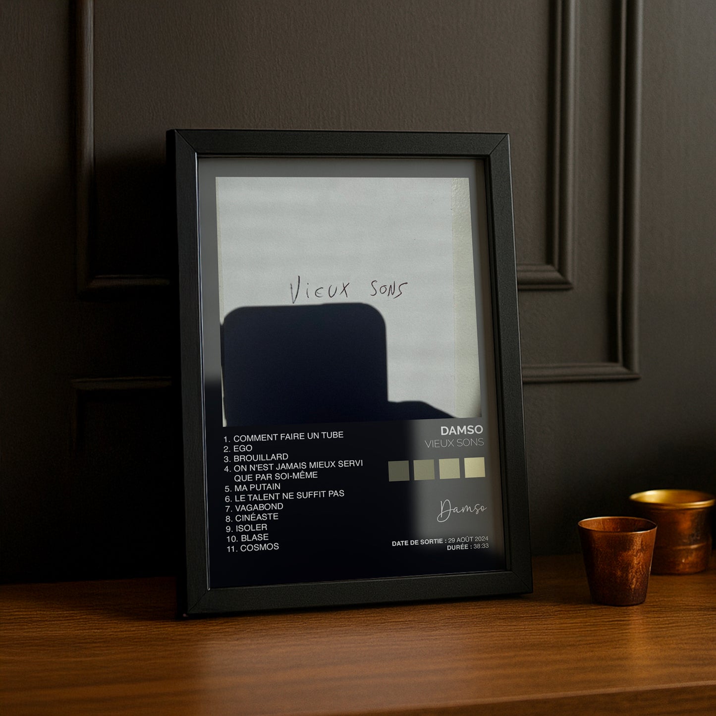 Poster Damso – Album Vieux sons