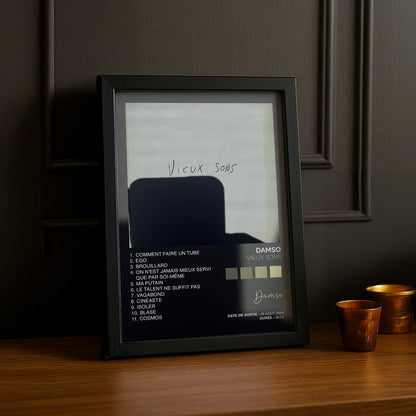 Poster Damso – Album Vieux sons