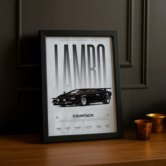 Cadre photo Lamborghini Countach