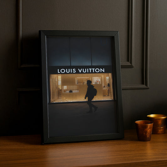 Cadre photo Louis Vuitton by night