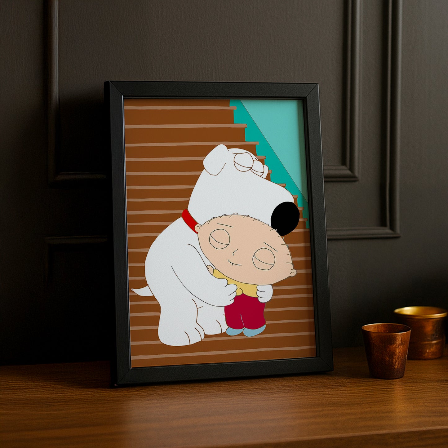 Cadre Photo Family Guy - Stewie x Brian