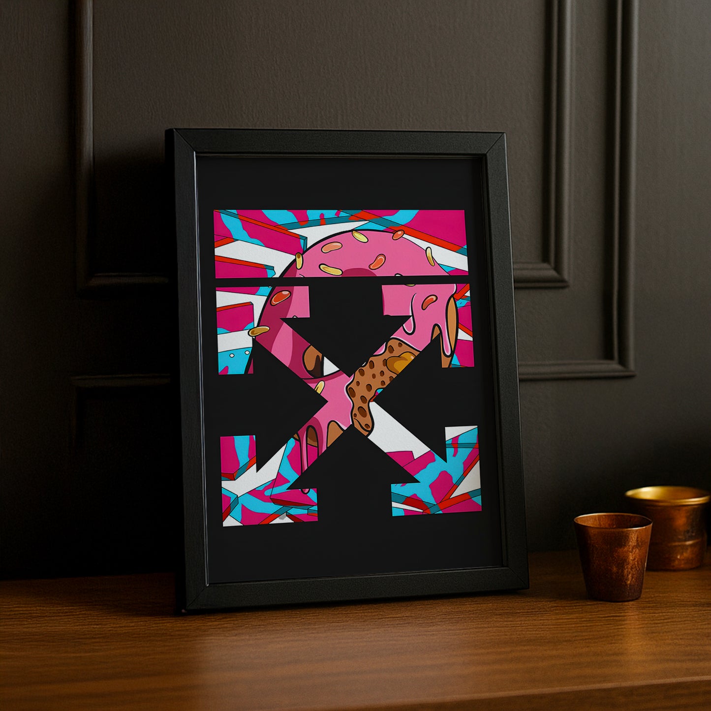 Cadre photo Off-White Donuts