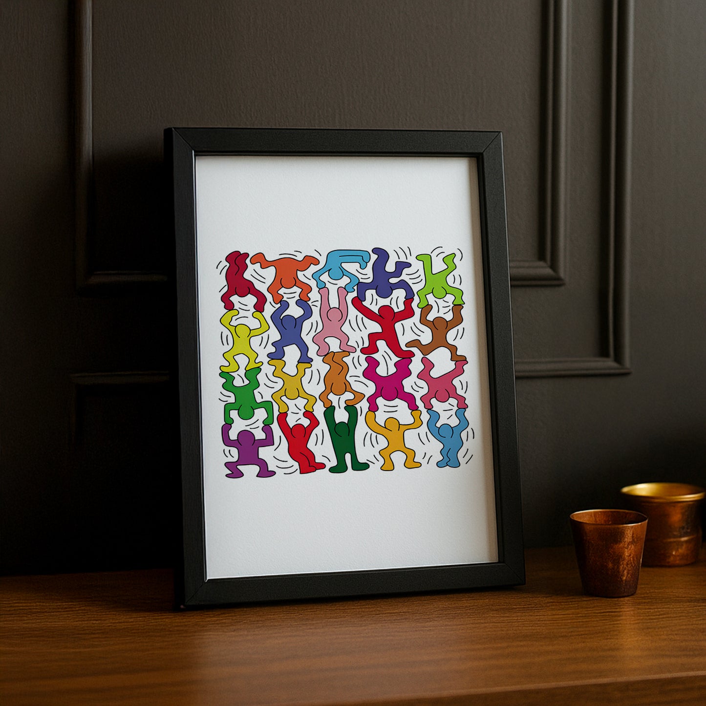 Cadre photo Keith Haring