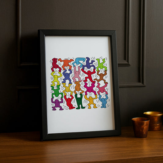 Cadre photo Keith Haring