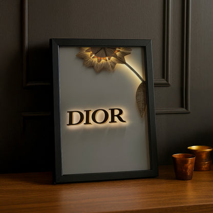 Cadre photo Dior Gold