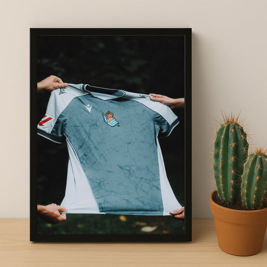 Cadre photo - Maillot Real Sociedad 25-26