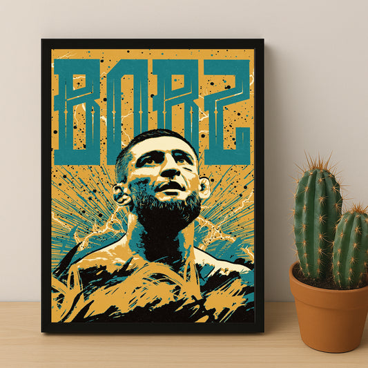 Poster UFC - Khamzat Chimaev Borz Illustration