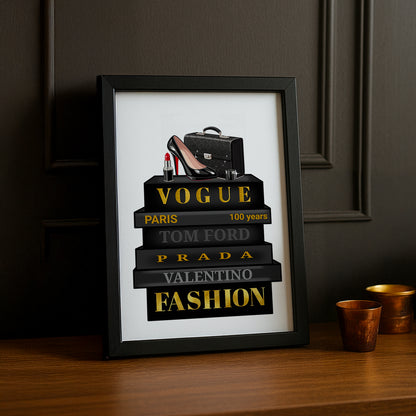 Cadre photo Mode - Black Book