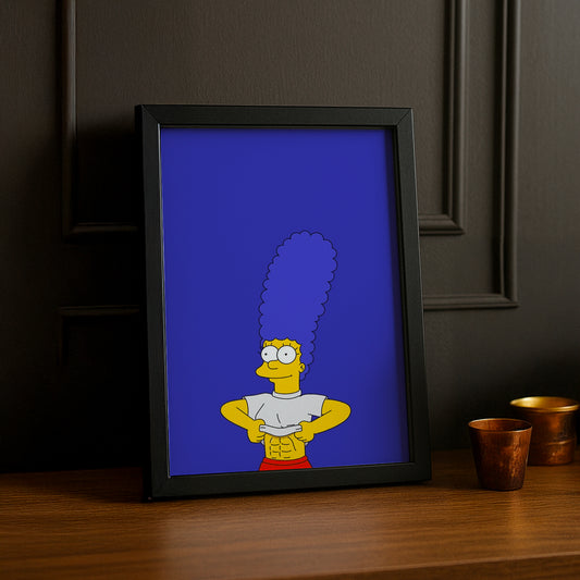 Cadre Photo Les Simpsons - Marge Simpson Abdos