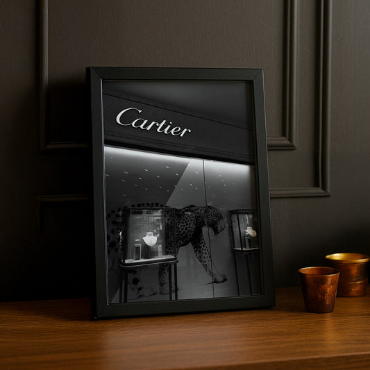 Cadre photo Cartier - Vitrine Panthère