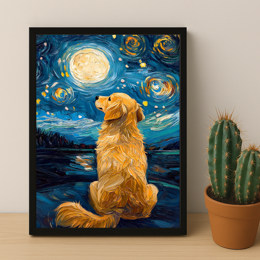 Portrait de chien - Poster