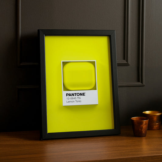 Cadre Photo Pantone Étiquette - Lemon Tonic