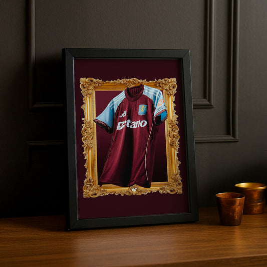 Cadre photo - Maillot Aston Villa Domicile 25-26