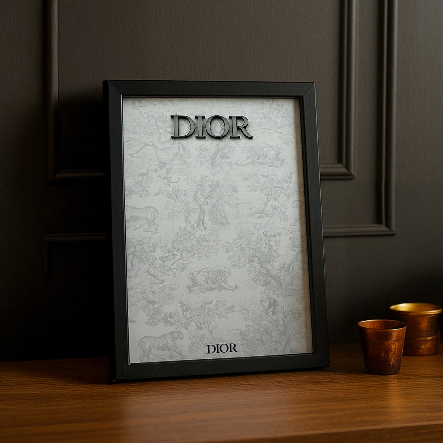 Cadre photo Christian Dior - Grey x Black