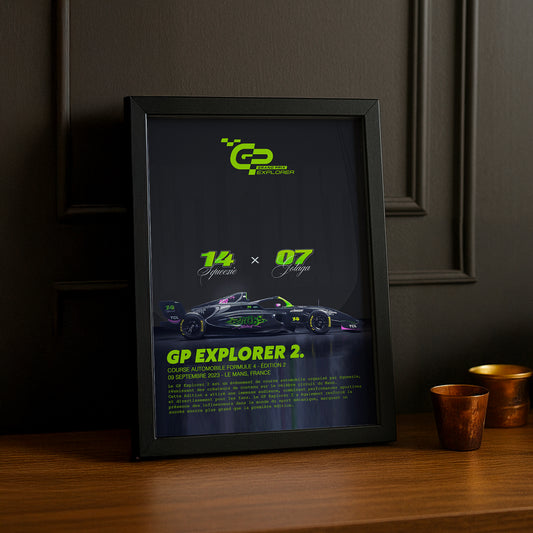 Cadre photo GP Explorer 2 Squeezie & Gotaga