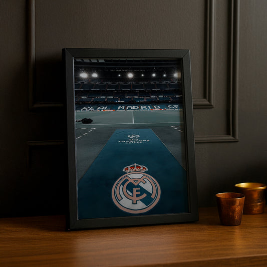 Poster encadrée Real Madrid - Stade Bernabeu