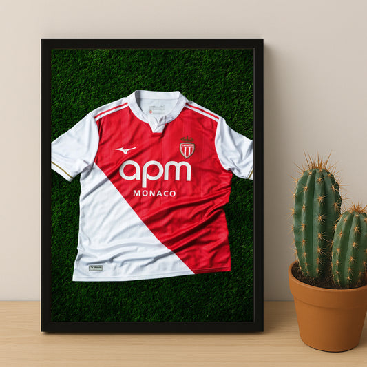 Cadre photo - Maillot AS Monaco 2026
