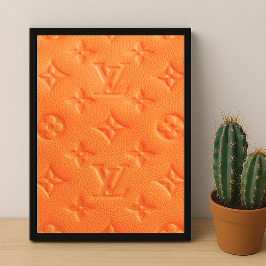 Cadre photo Louis Vuitton orange
