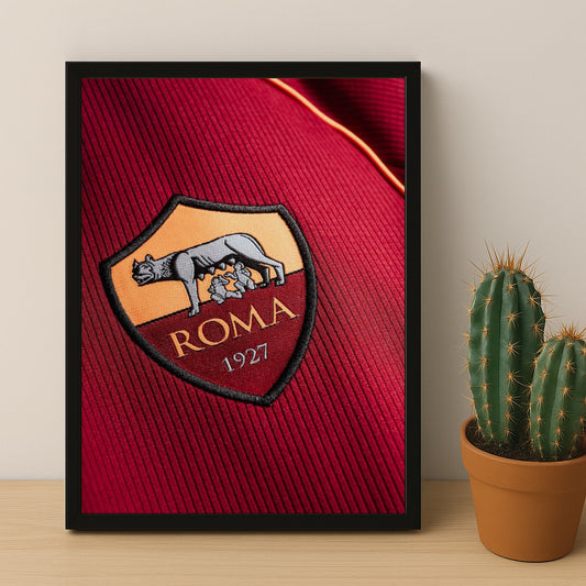 Poster Maillot Football - AS Roma Kit 25-26