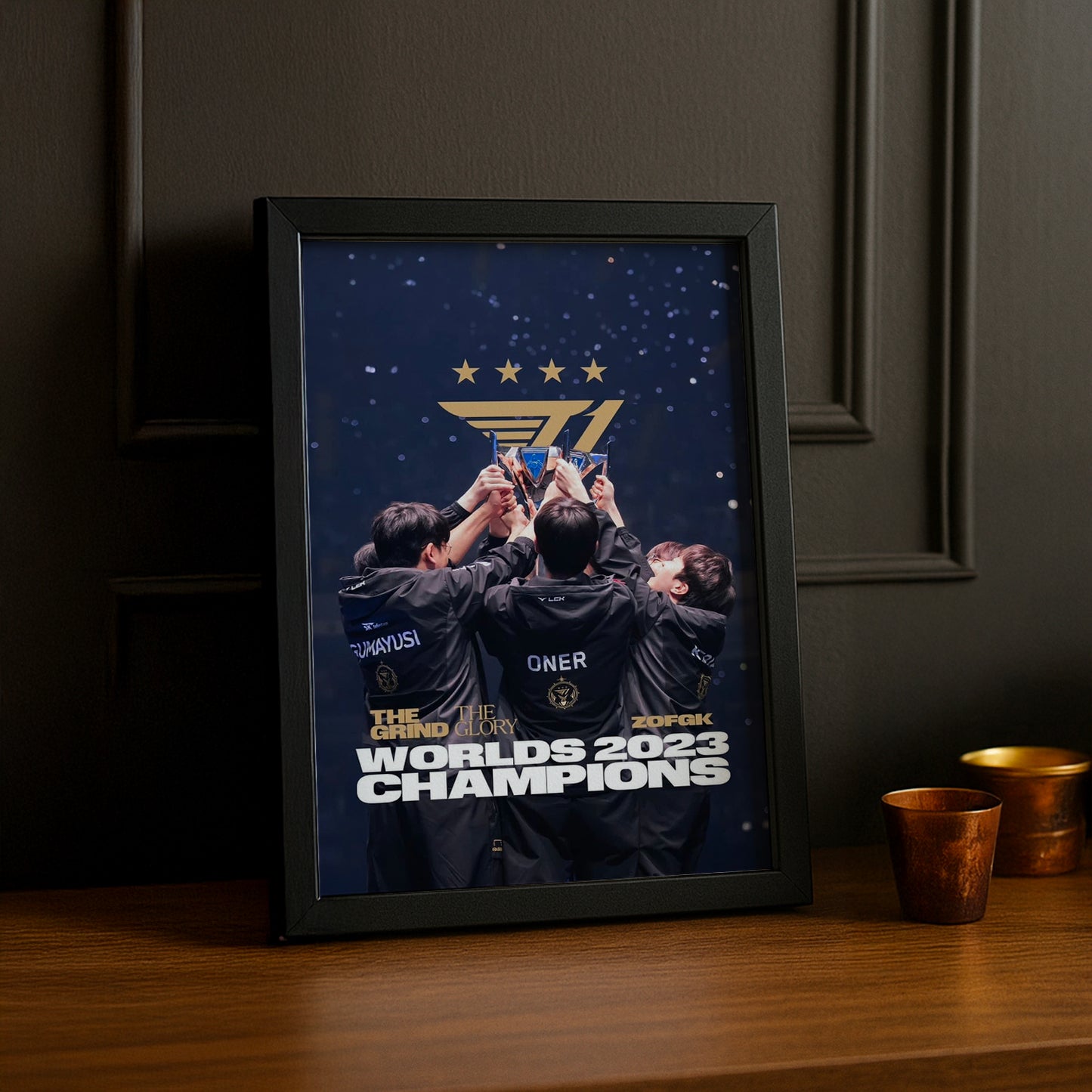 Cadre Photo SK Telecom T1 - Worlds Champion 2023