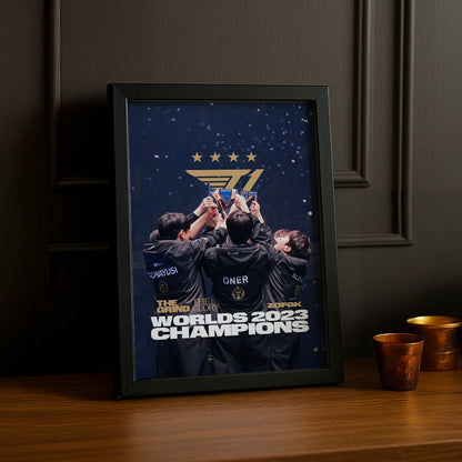 Cadre Photo SK Telecom T1 - Worlds Champion 2023