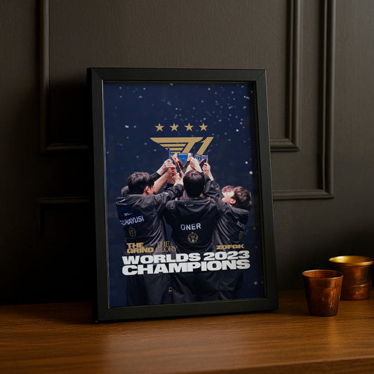 Cadre Photo SK Telecom T1 - Worlds Champion 2023