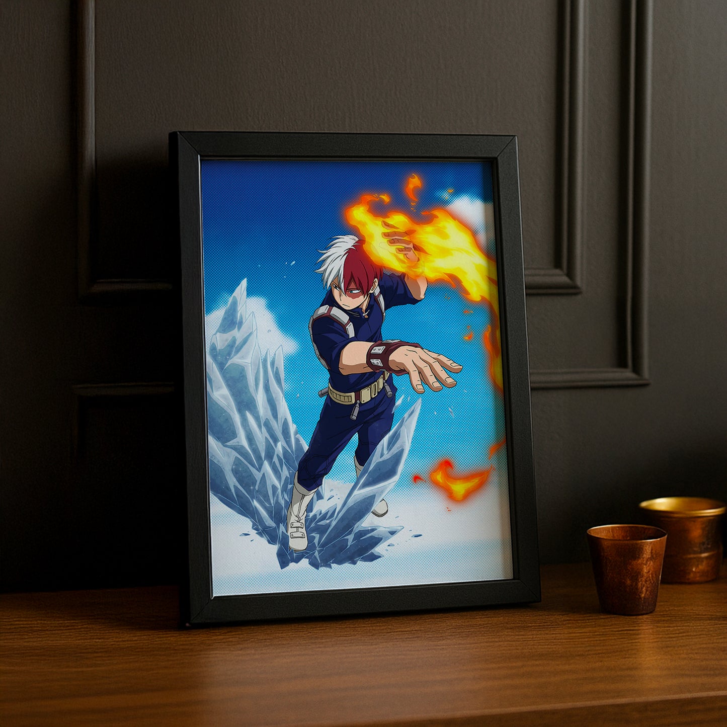Cadre Photo My Hero Academia - Todoroki Saison 4