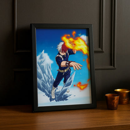 Cadre Photo My Hero Academia - Todoroki Saison 4