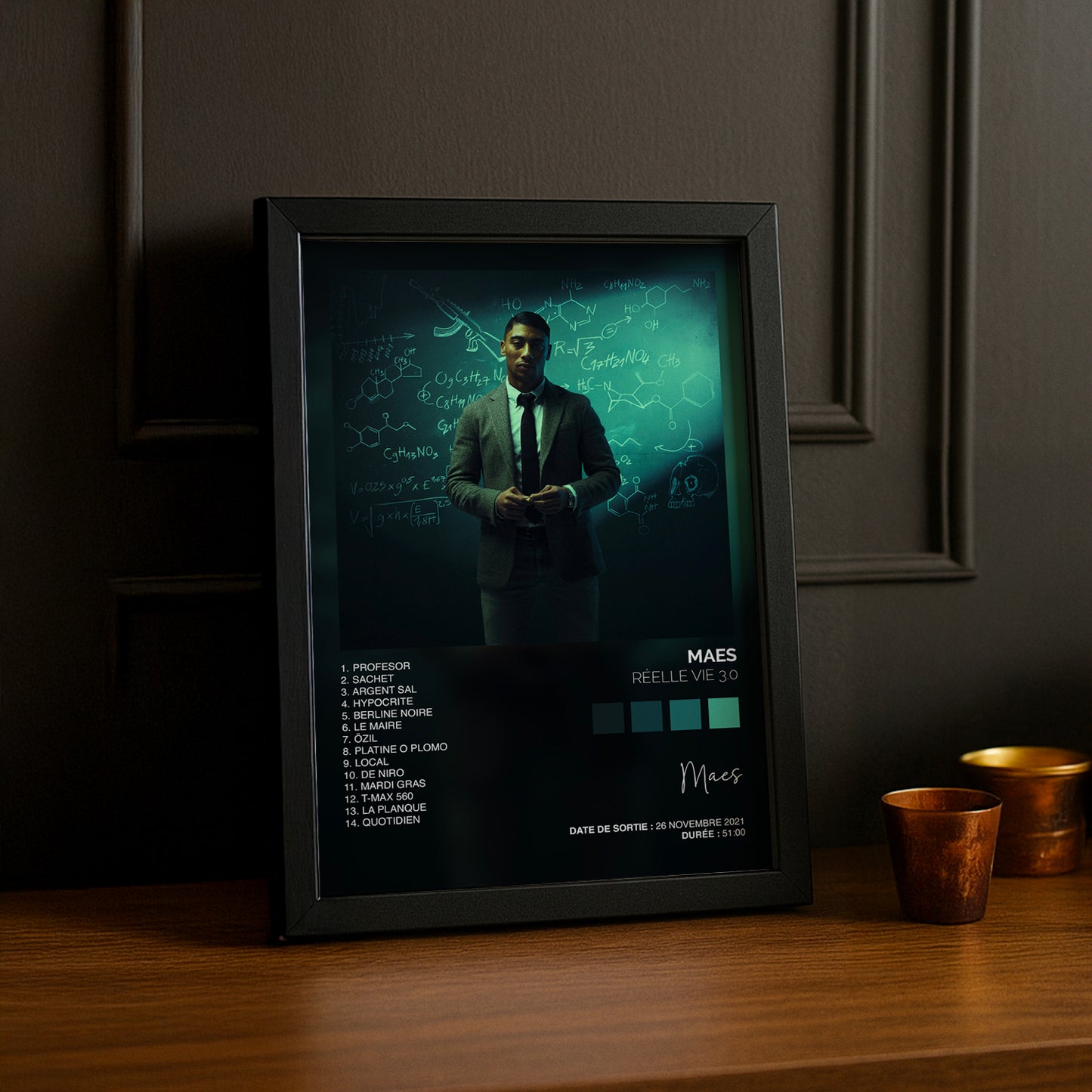 Cadre photo Album Musicaux - Réelle vie 3.0 de Maes