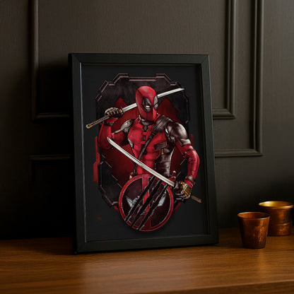 Cadre photo Deadpool Marvel
