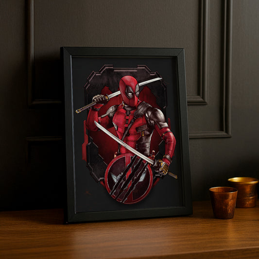 Cadre photo Deadpool Marvel