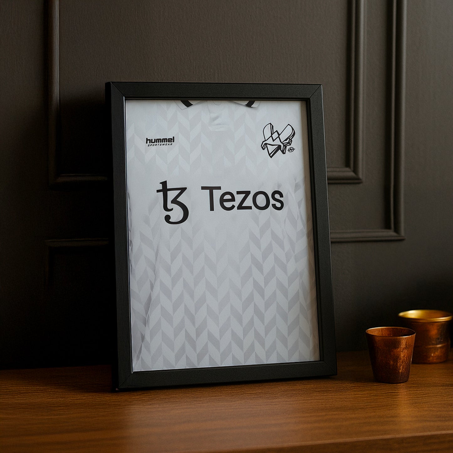 Cadre photo Team Vitality maillot blanc