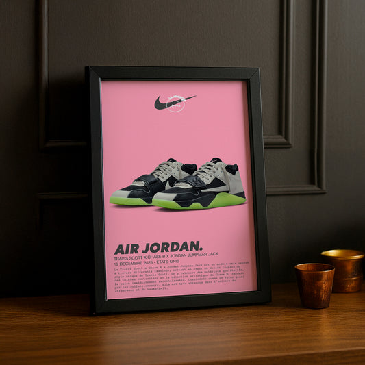 Cadre Photo Sneakers - Jordan Jumpman Jack Travis Scott x Chase B