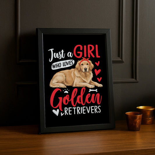 Golden Retrievers - Poster