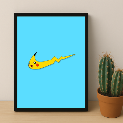 Poster Nike Pikachu logo