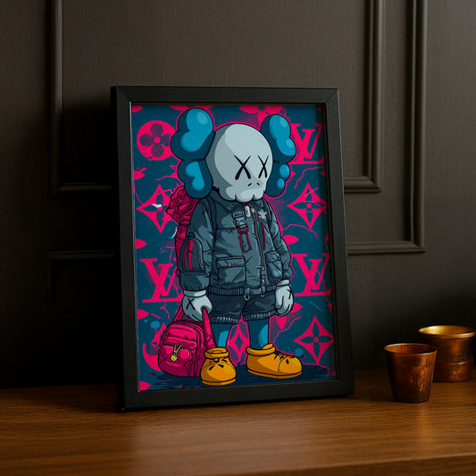 Poster Kaws Louis Vuitton outfit