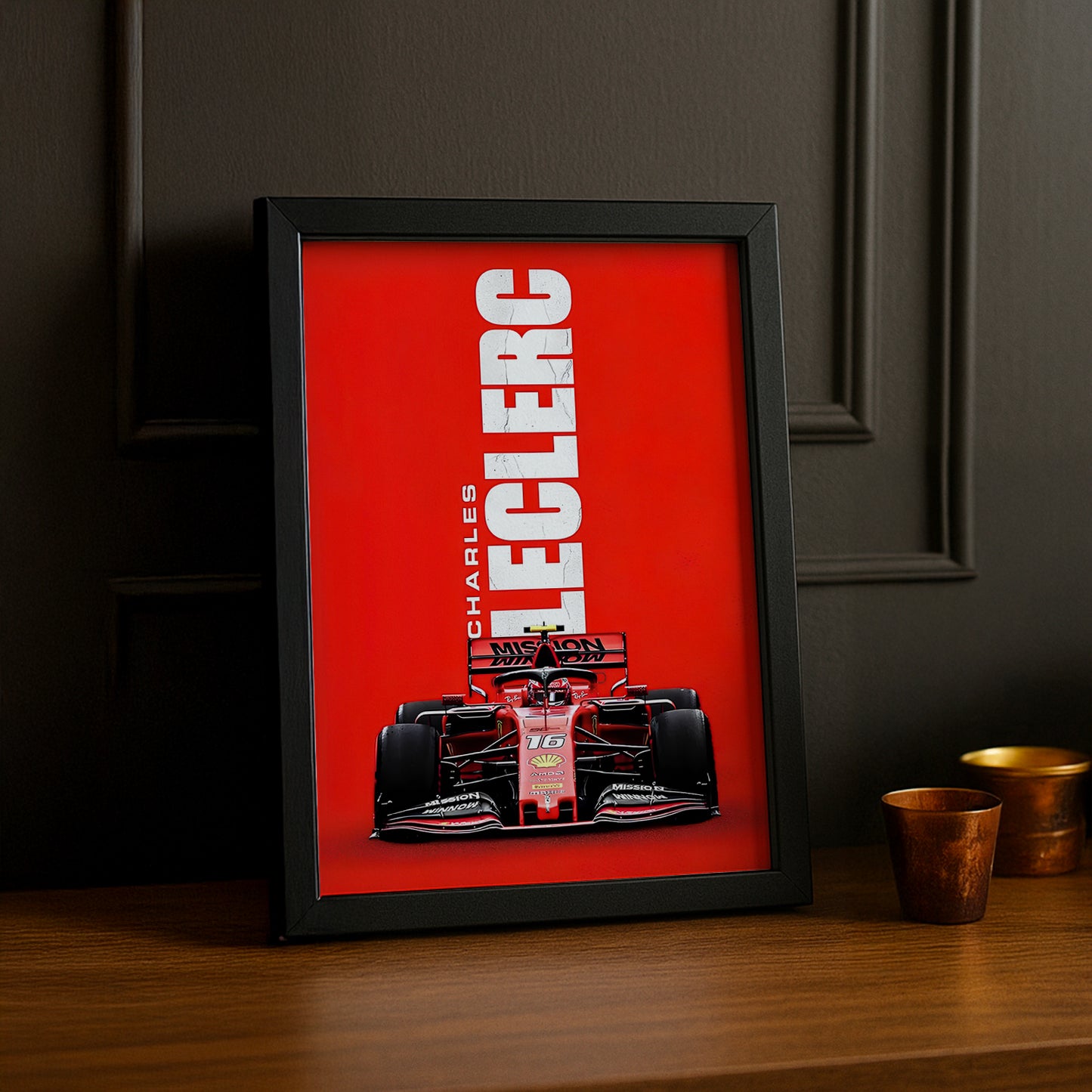 Cadre photo Charles Leclerc Formula 1