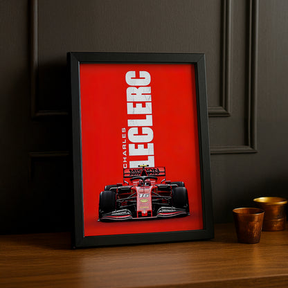 Cadre photo Charles Leclerc Formula 1