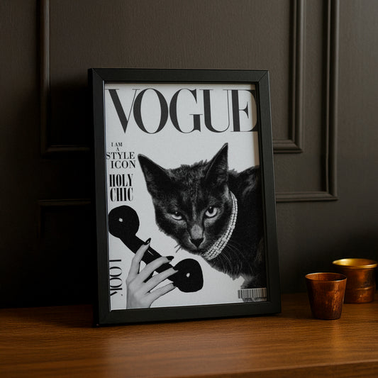 Cadre photo Vogue - Chat