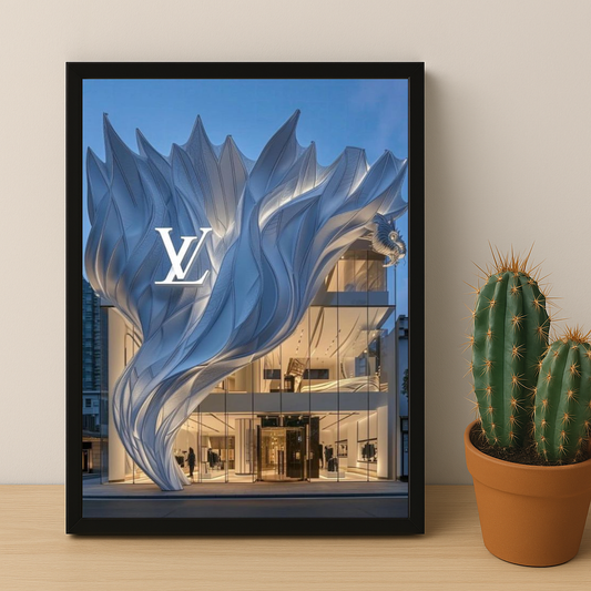 Cadre photo Louis Vuitton devanture